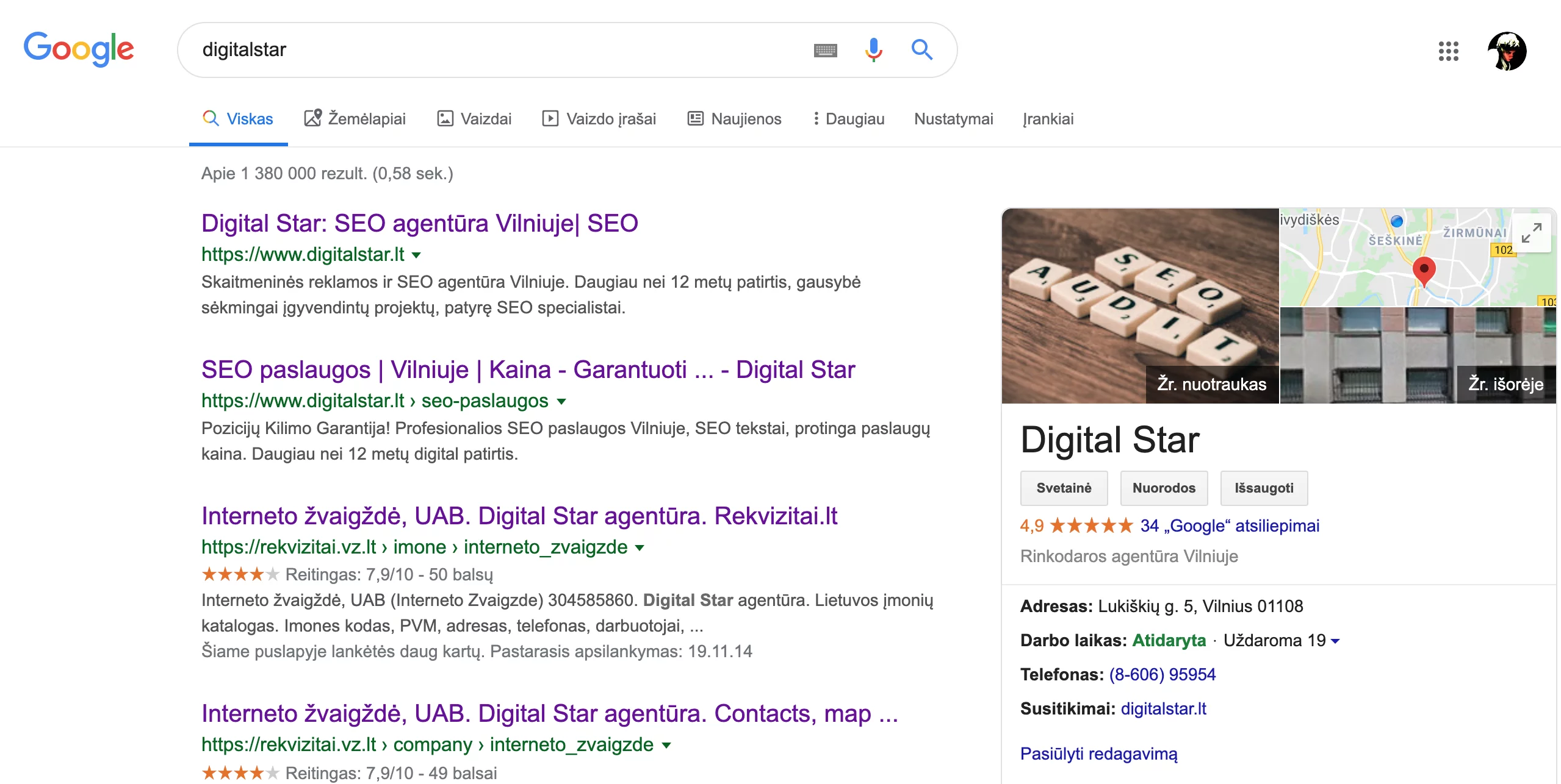 digitalstar google my bussines